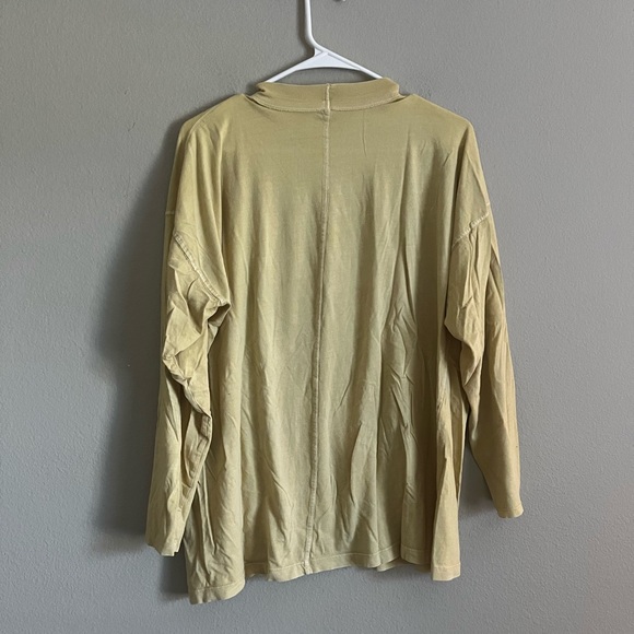 WE THE FREE Be Free Tunic T-Shirt Melo Pearl top lightweight light yellow small - Picture 4 of 4